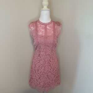 NWT Blu Pepper Pink Lace Dress